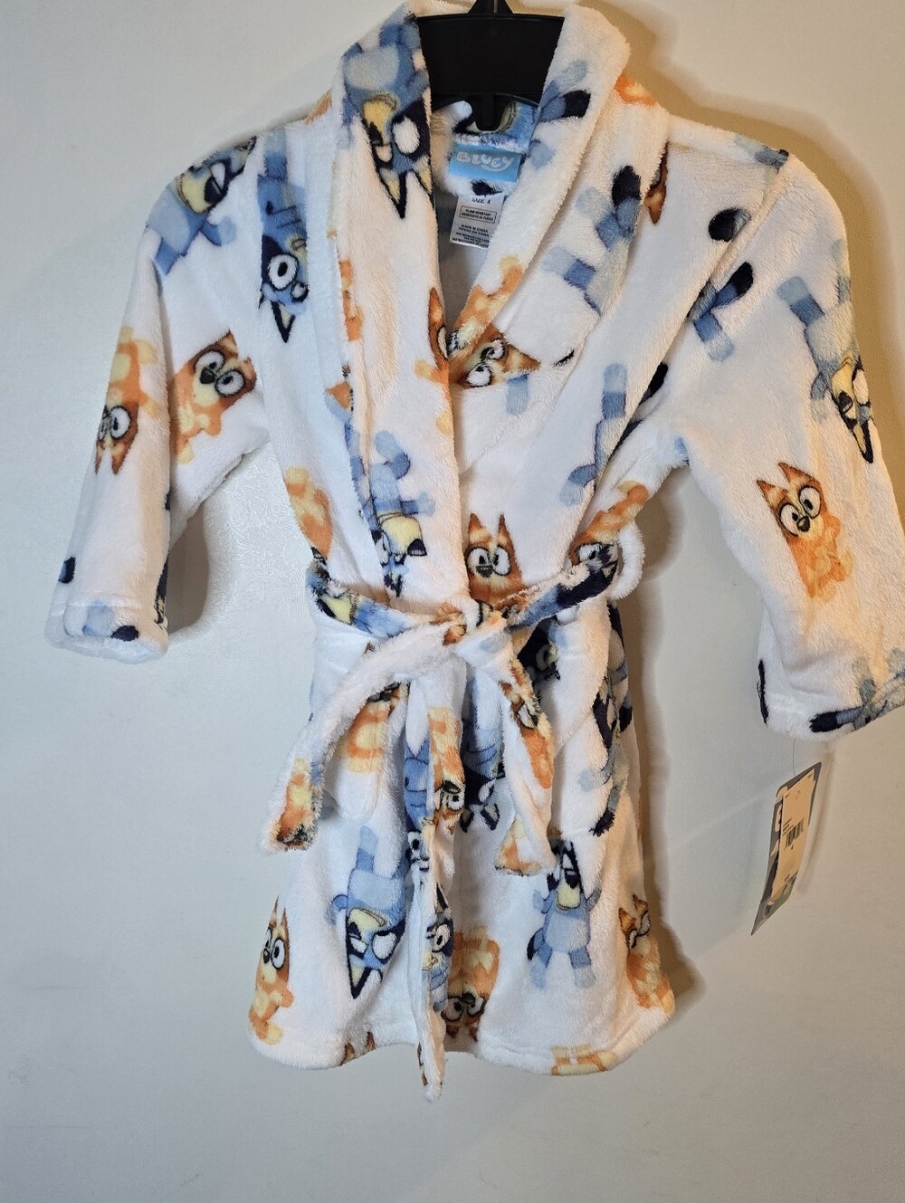 Plush Bluey Bath Robe